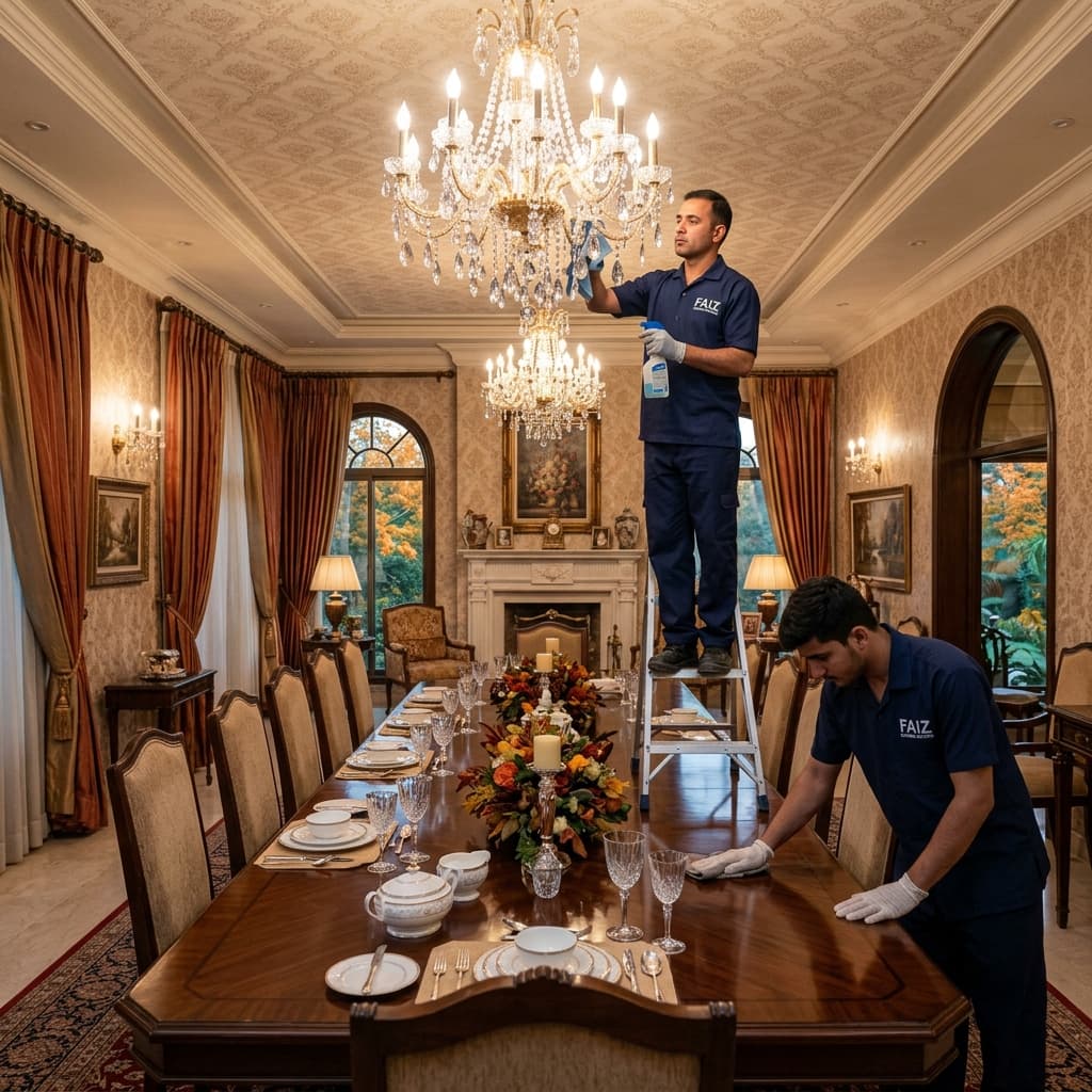 Autumn Dawat Prep: Deep Cleaning Guest Areas in Bahria Town