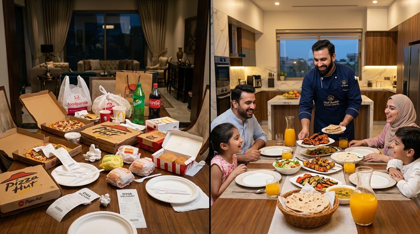 The True Cost of Eating Out vs. Hiring a Private Family Chef in DHA