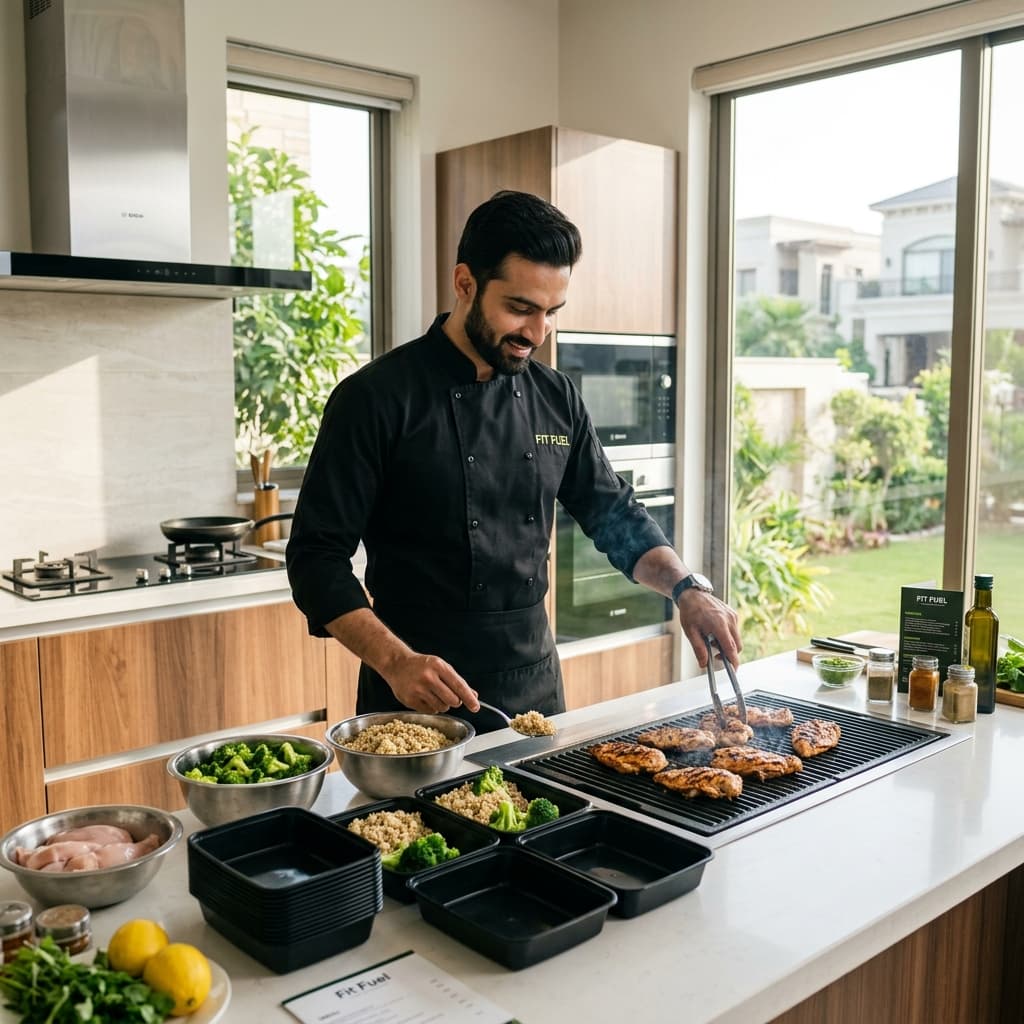 The Fitness Focused Private Chef: High Protein Meal Prep in Gulberg Greens