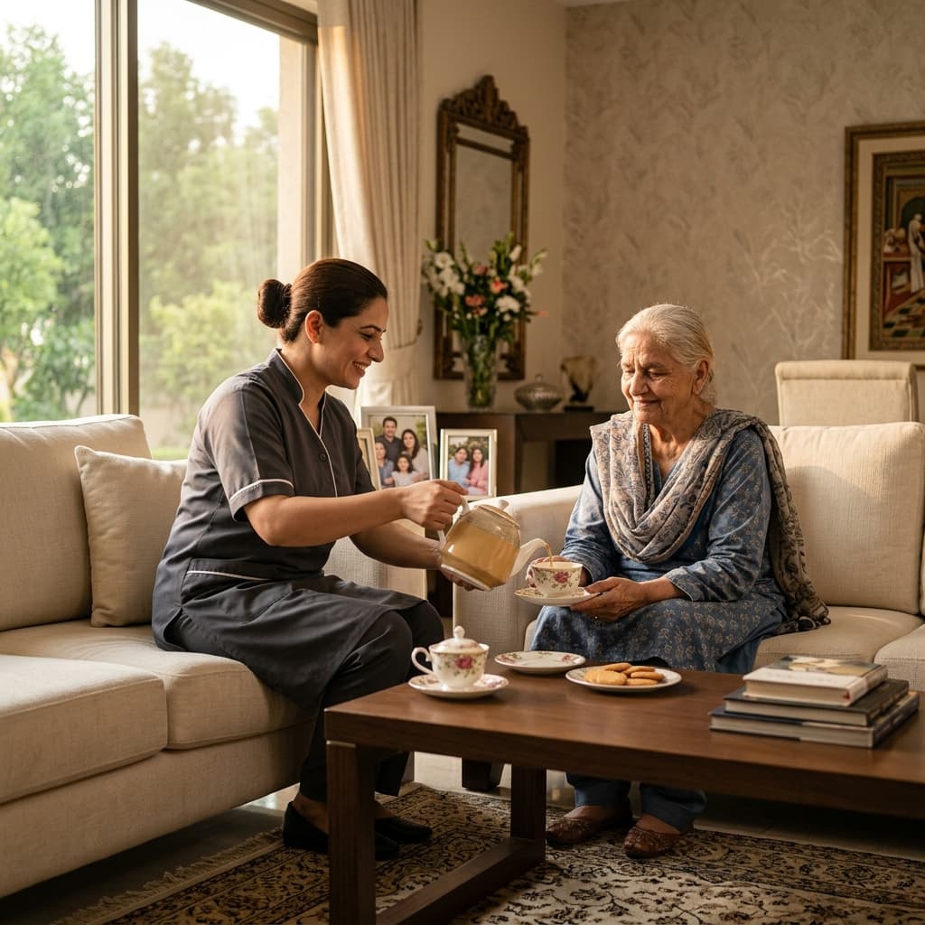 Senior Companionship Services in Gulberg Greens