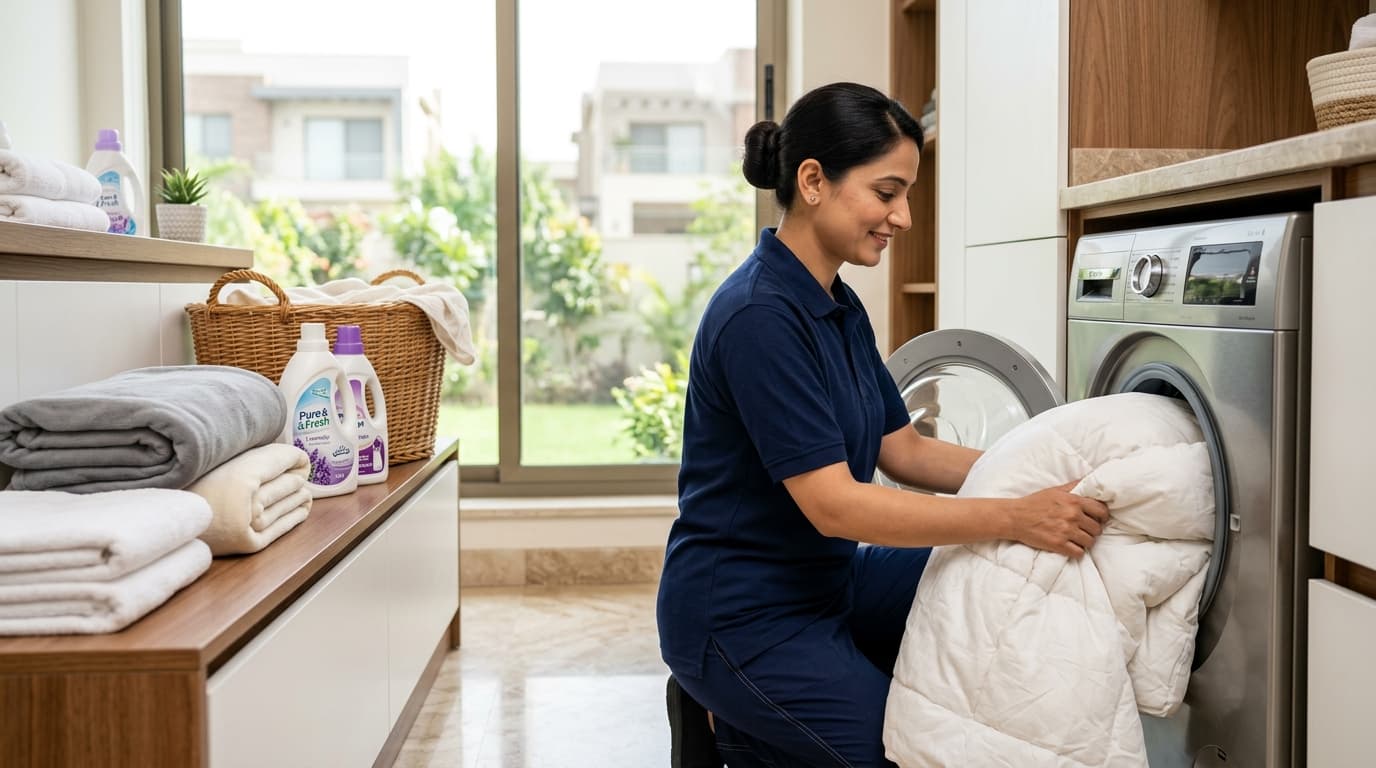 How to Wash Heavy Winter Blankets and Quilts (Razai) at Home in PWD