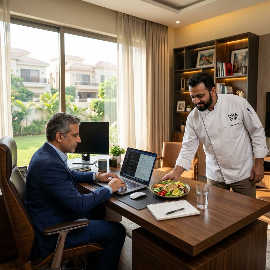 Hiring a Private Cook for Healthy Work From Home Lunches in DHA